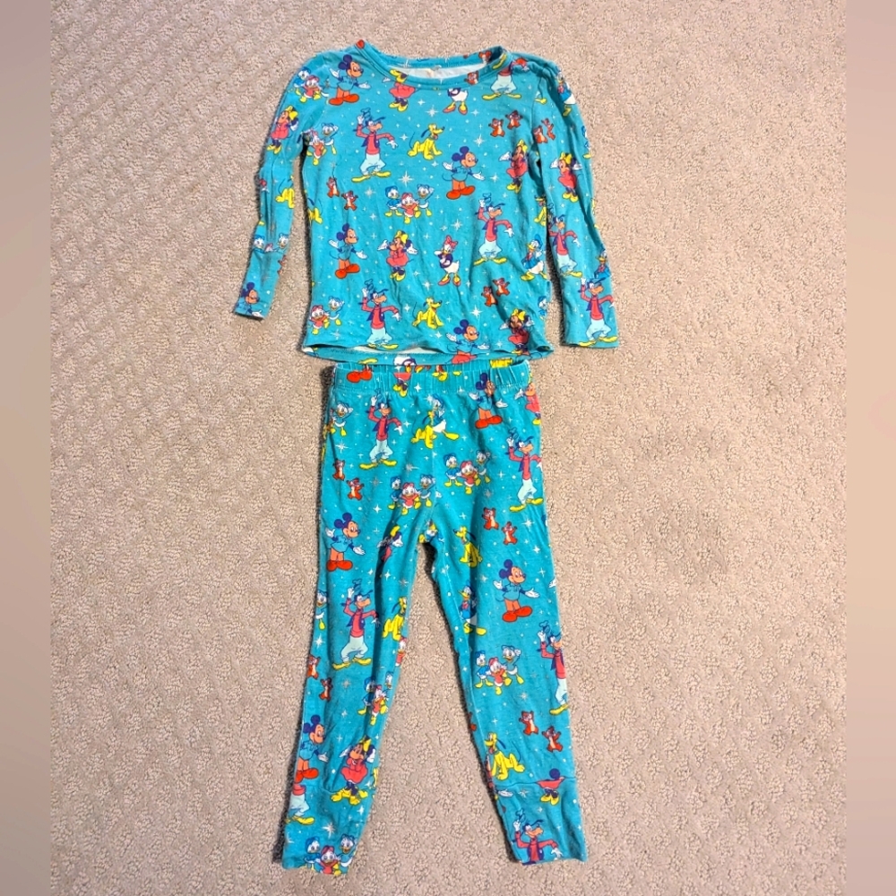 Posh Peanut Disney 100 two piece pajama set